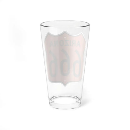 US 666 Arizona 1956 North (Arizona) (Road Sign) Pint Glass 16oz - Go Mug Yourself