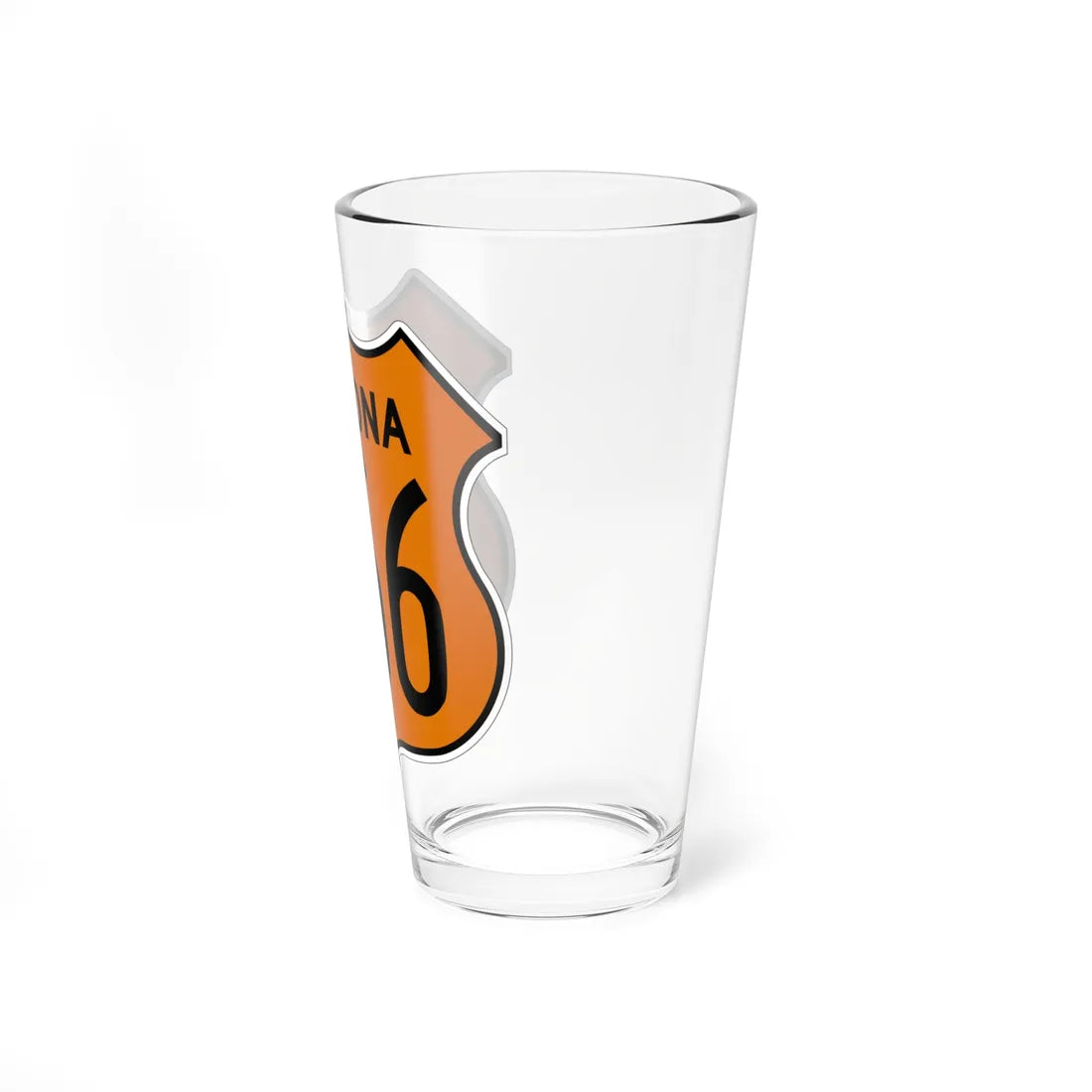 US 666 Arizona 1956 North (Arizona) (Road Sign) Pint Glass 16oz - Go Mug Yourself