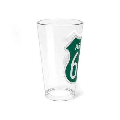 US 666 Arizona 1956 South (Arizona) (Road Sign) Pint Glass 16oz - Go Mug Yourself