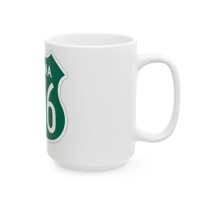 US 666 Arizona 1956 South (Arizona) (Road Sign) White Coffee Mug - Go Mug Yourself