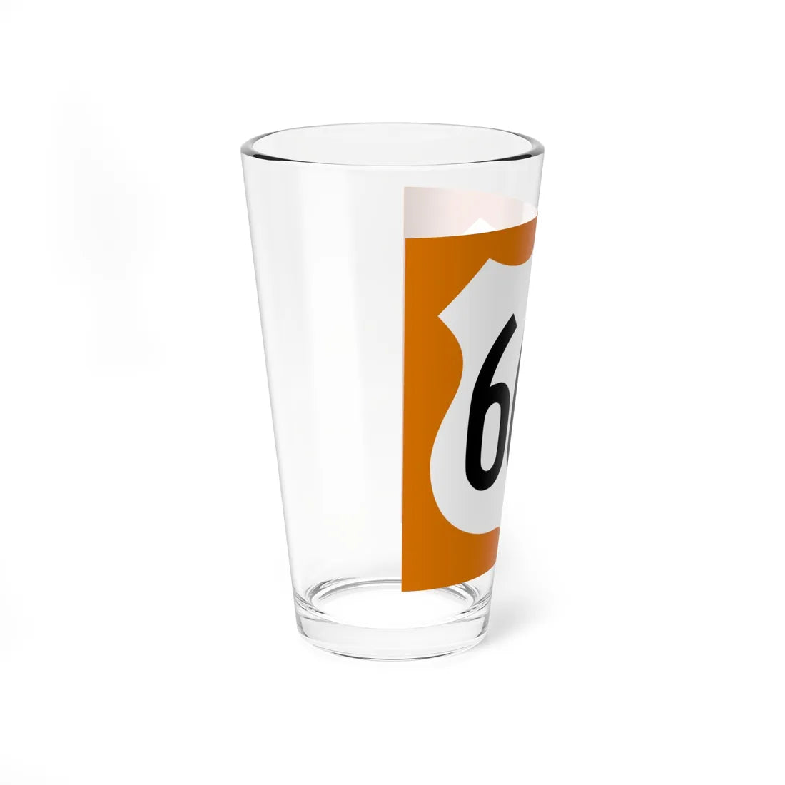 US 666 AZ 1960 north (Arizona) (Road Sign) Pint Glass 16oz - Go Mug Yourself