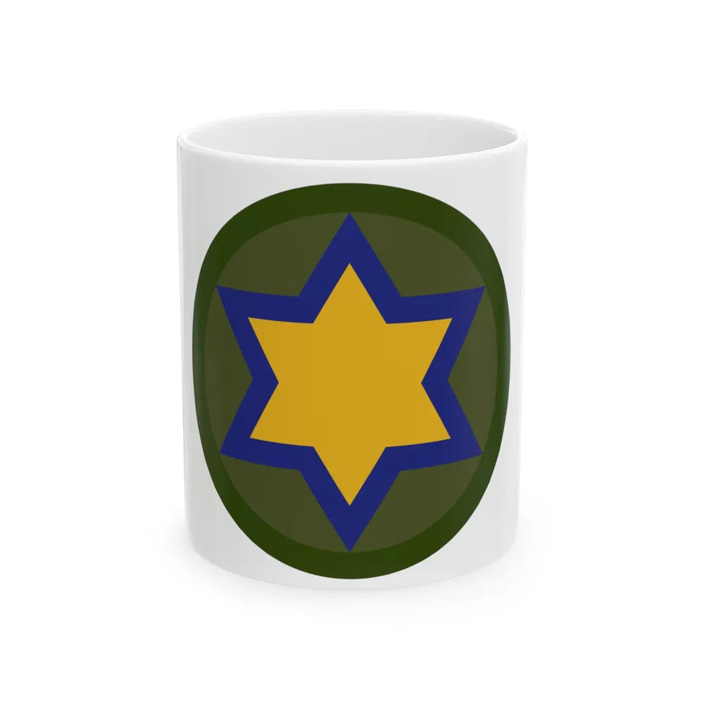 US 66th Cavalry Division (U.S. Army) White Coffee Mug-11oz-Go Mug Yourself