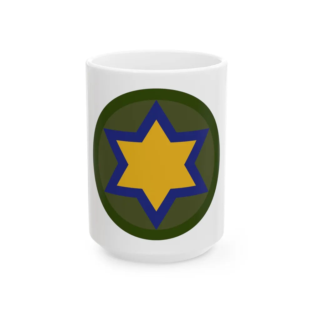 US 66th Cavalry Division (U.S. Army) White Coffee Mug-15oz-Go Mug Yourself