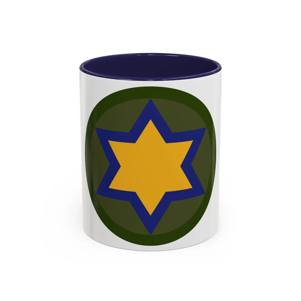 US 66th Cavalry Division (U.S. Army) Accent Coffee Mug 11oz Navy - Go Mug Yourself