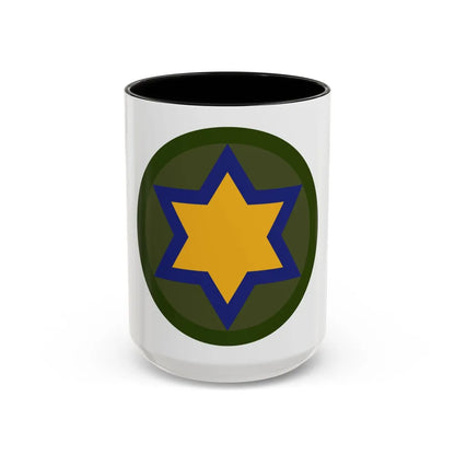US 66th Cavalry Division (U.S. Army) Accent Coffee Mug 15oz Black - Go Mug Yourself
