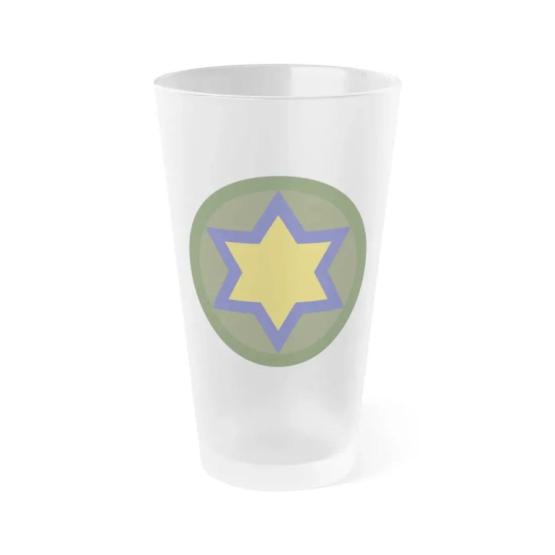 US 66th Cavalry Division (U.S. Army) Frosted Pint Glass 16oz Default Title - Go Mug Yourself