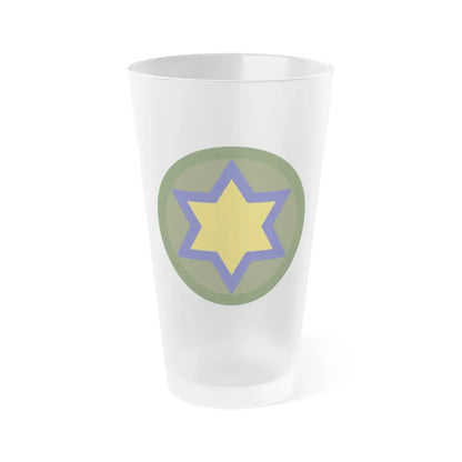 US 66th Cavalry Division (U.S. Army) Frosted Pint Glass 16oz Default Title - Go Mug Yourself