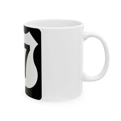 US 67 IA (Iowa) (Road Sign) White Coffee Mug - Go Mug Yourself