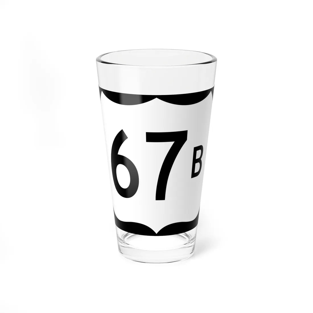 US 67B (Arkansas) (Road Sign) Pint Glss 16oz 16oz - Go Mug Yourself