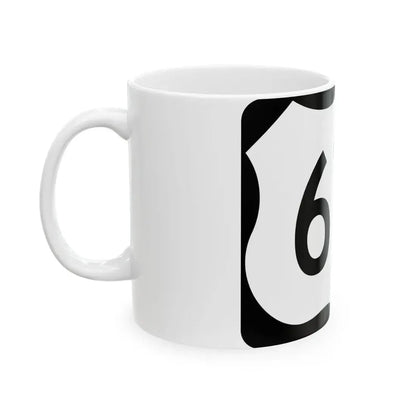US 67B (Arkansas) (Road Sign) White Coffee Mug - Go Mug Yourself