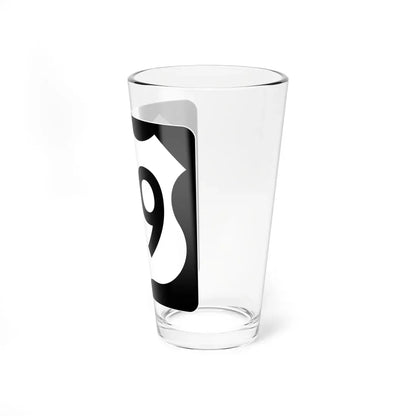 US 69 IA (Iowa) (Road Sign) Pint Glass 16oz - Go Mug Yourself