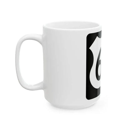 US 69 IA (Iowa) (Road Sign) White Coffee Mug - Go Mug Yourself