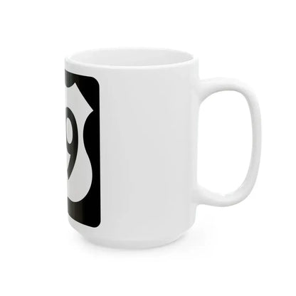 US 69 IA (Iowa) (Road Sign) White Coffee Mug - Go Mug Yourself