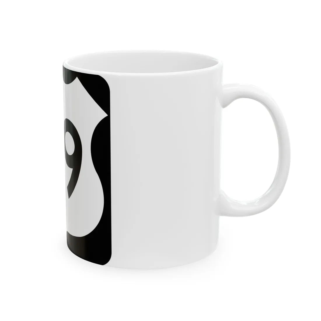 US 69 MN 1961 (Minnesota) (Road Sign) White Coffee Mug - Go Mug Yourself