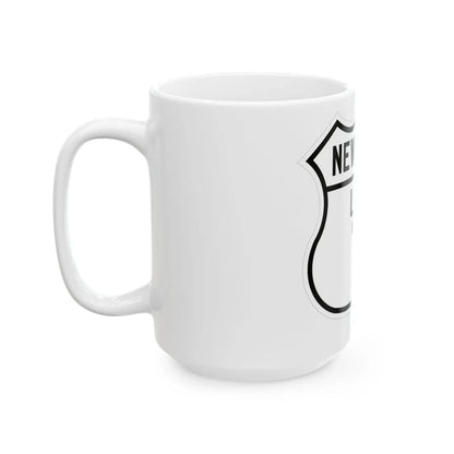 US 7 New York 1926 (New York) (Road Sign) White Coffee Mug - Go Mug Yourself