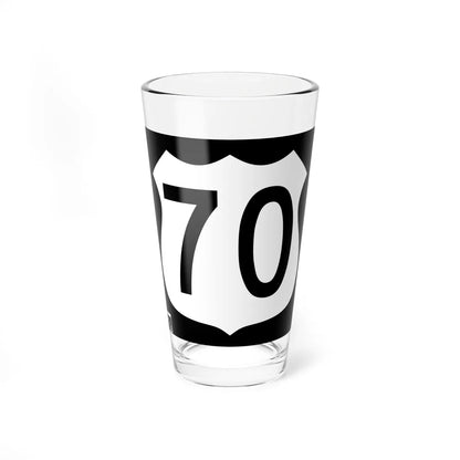 US 70 1963 AZ (Arizona) (Road Sign) Pint Glss 16oz 16oz - Go Mug Yourself