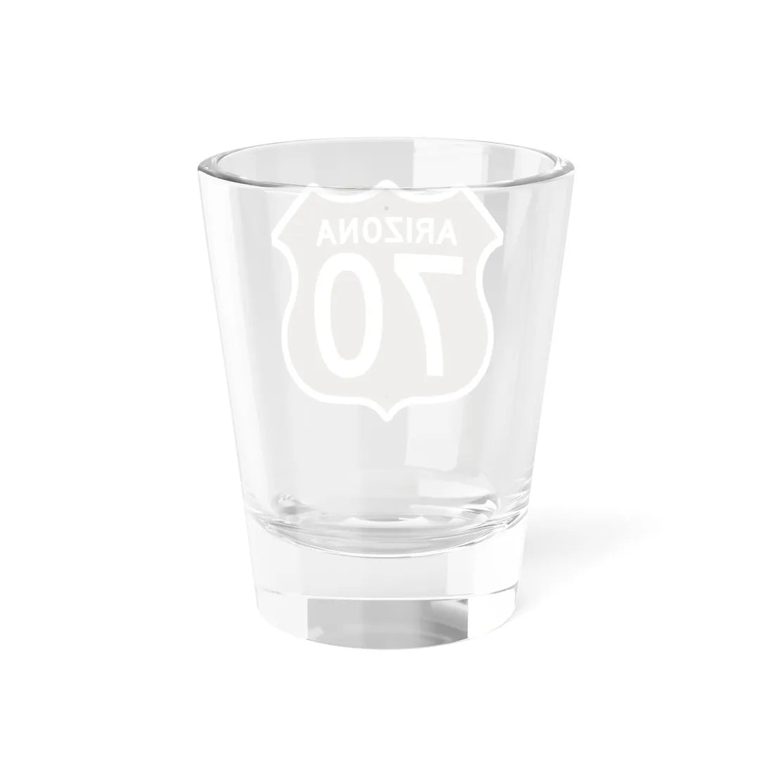 US 70 Arizona 1956 East (Arizona) (Road Sign) Shot Glass 1.5oz - Go Mug Yourself