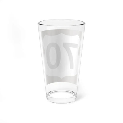 US 70 AZ 1960 east (Arizona) (Road Sign) Pint Glass 16oz - Go Mug Yourself