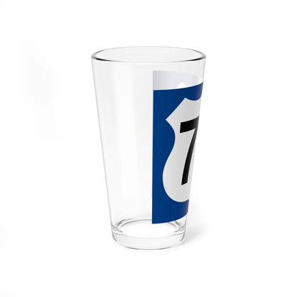 US 70 AZ 1960 west (Arizona) (Road Sign) Pint Glss 16oz - Go Mug Yourself