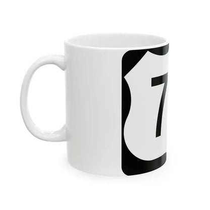 US 70B (Arkansas) (Road Sign) White Coffee Mug - Go Mug Yourself