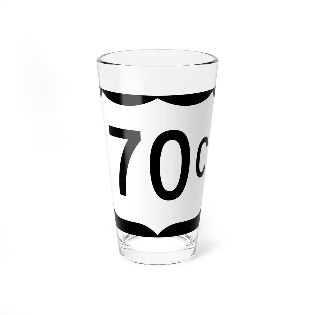 US 70C (Arkansas) (Road Sign) Pint Glass 16oz 16oz - Go Mug Yourself