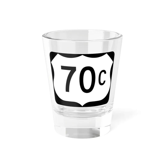 US 70C (Arkansas) (Road Sign) Shot Glass 1.5oz 1.5oz - Go Mug Yourself