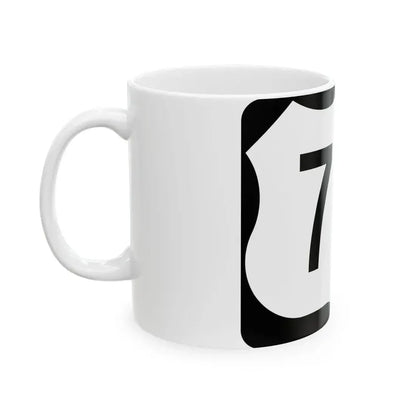 US 70C (Arkansas) (Road Sign) White Coffee Mug - Go Mug Yourself