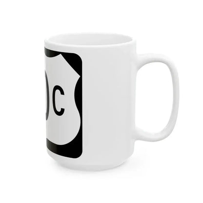US 70C (Arkansas) (Road Sign) White Coffee Mug - Go Mug Yourself