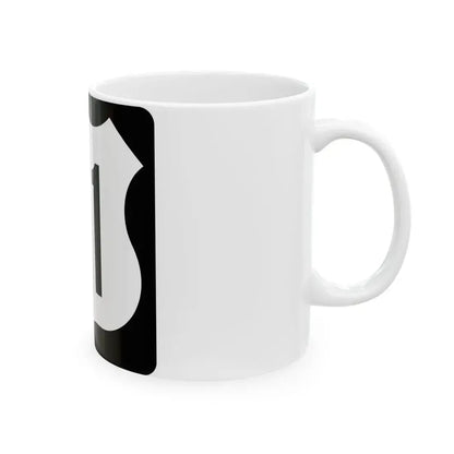 US 71 IA (Iowa) (Road Sign) White Coffee Mug - Go Mug Yourself