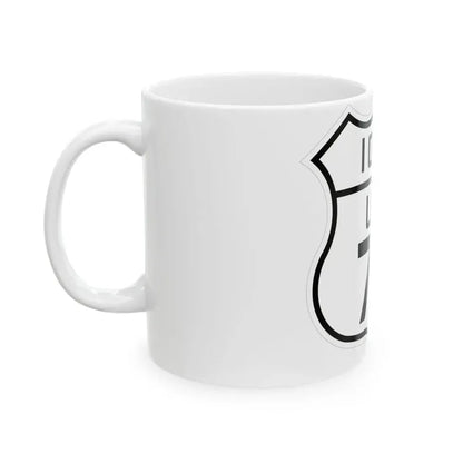 US 71 Iowa 1926 (Iowa) (Road Sign) White Coffee Mug - Go Mug Yourself