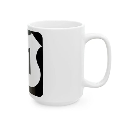 US 71 MN 1961 (Minnesota) (Road Sign) White Coffee Mug - Go Mug Yourself