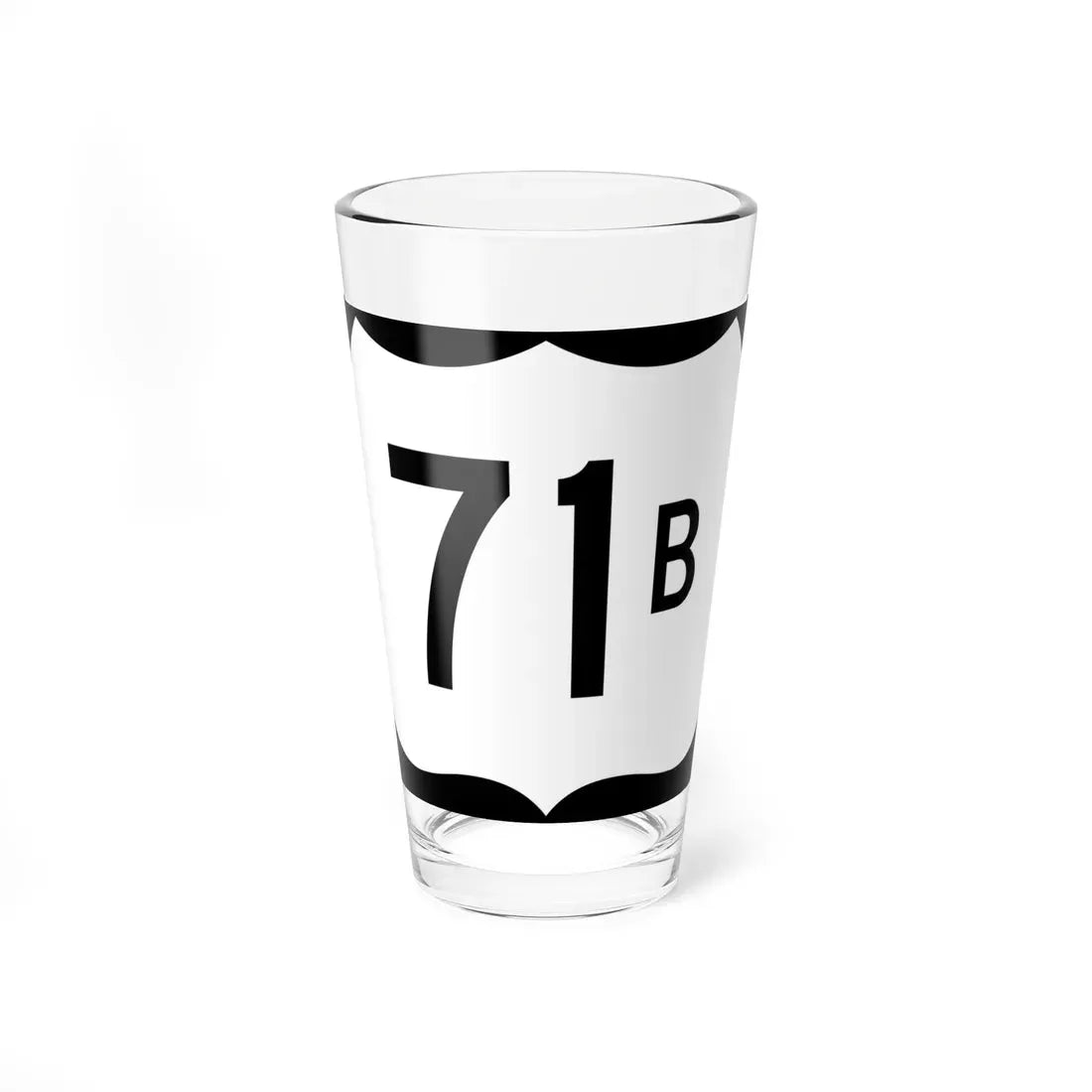 US 71B (Arkansas) (Road Sign) Pint Glass 16oz 16oz - Go Mug Yourself