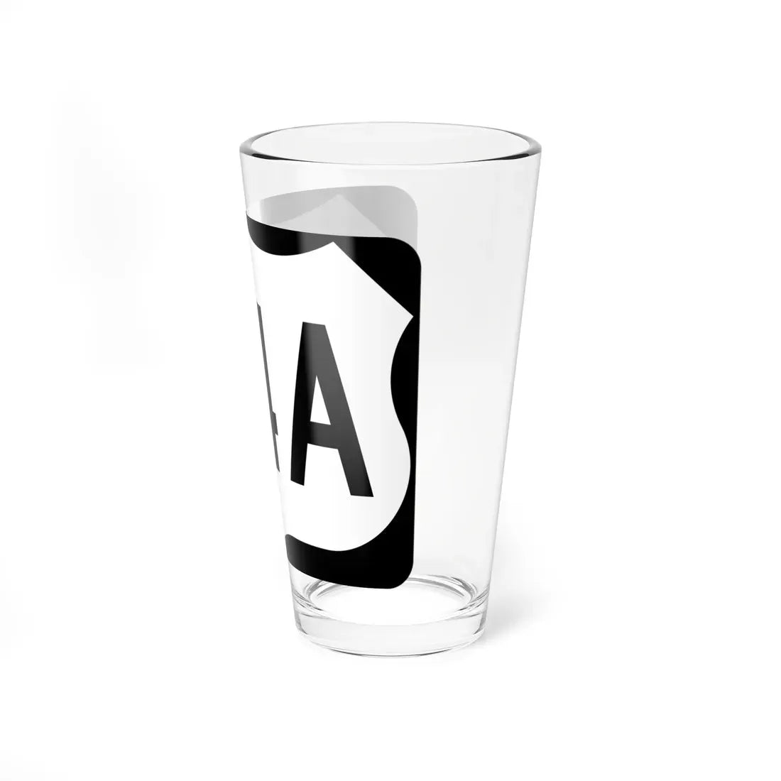 US 74A (North Carolina) (Road Sign) Pint Glass 16oz - Go Mug Yourself