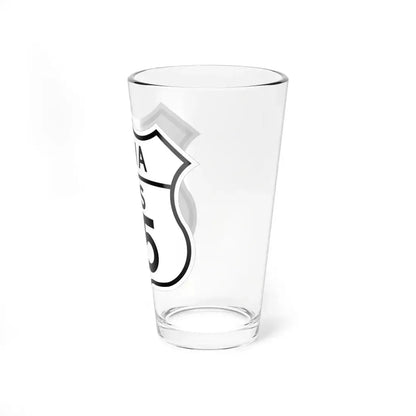 US 75 Iowa 1948 (Iowa) (Road Sign) Pint Glass 16oz - Go Mug Yourself