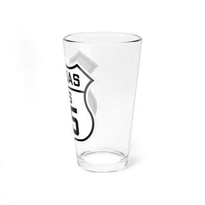 US 75 Kansas 1926 (Kansas) (Road Sign) Pint Glass 16oz - Go Mug Yourself