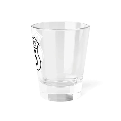 US 75 Kansas 1962 (Kansas) (Road Sign) Shot Glass 1.5oz - Go Mug Yourself