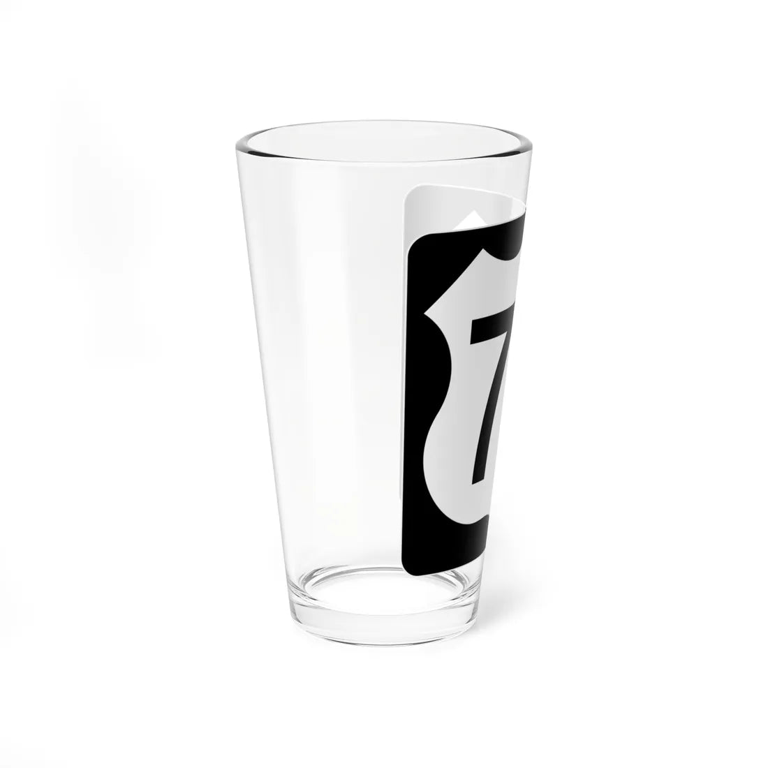 US 77 IA (Iowa) (Road Sign) Pint Glass 16oz - Go Mug Yourself