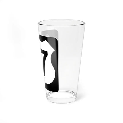 US 77 IA (Iowa) (Road Sign) Pint Glass 16oz - Go Mug Yourself