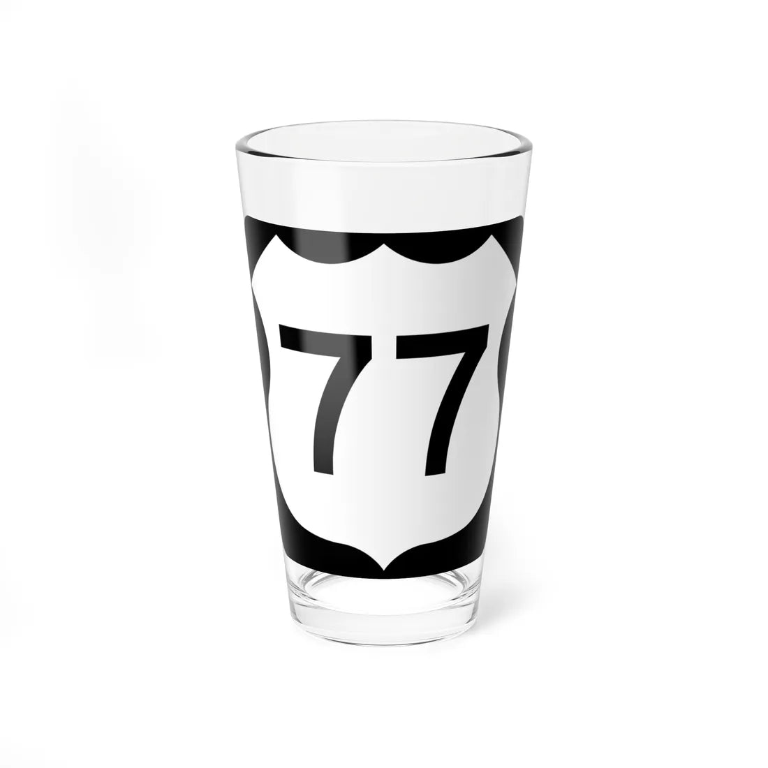US 77 MN 1961 (Minnesota) (Road Sign) Pint Glass 16oz 16oz - Go Mug Yourself