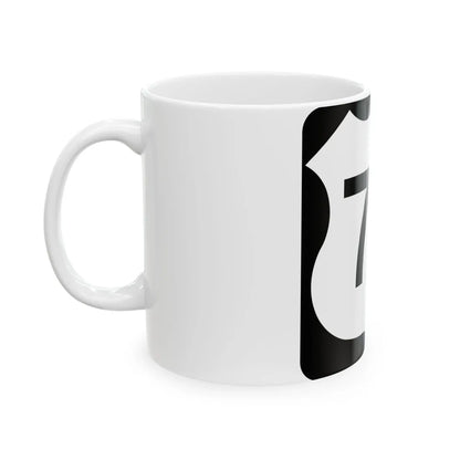 US 77 MN 1961 (Minnesota) (Road Sign) White Coffee Mug - Go Mug Yourself