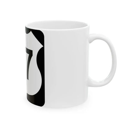 US 77 MN 1961 (Minnesota) (Road Sign) White Coffee Mug - Go Mug Yourself