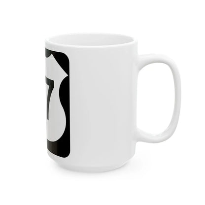 US 77 MN 1961 (Minnesota) (Road Sign) White Coffee Mug - Go Mug Yourself