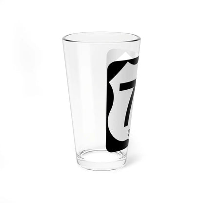 US 77-Q (Texas) (Road Sign) Pint Glass 16oz - Go Mug Yourself