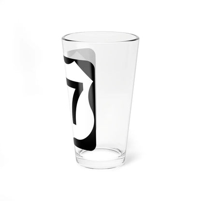 US 77-Q (Texas) (Road Sign) Pint Glass 16oz - Go Mug Yourself