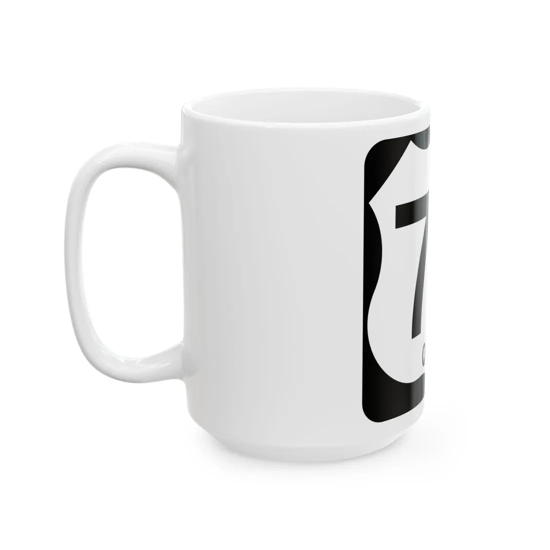 US 77-Q (Texas) (Road Sign) White Coffee Mug - Go Mug Yourself