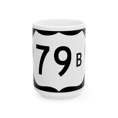 US 79B (Arkansas) (Road Sign) White Coffee Mug 15oz - Go Mug Yourself