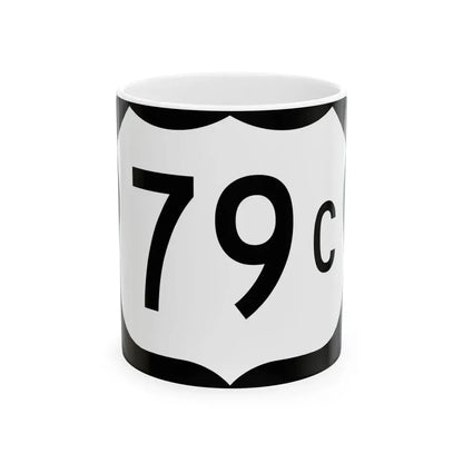 US 79C (Arkansas) (Road Sign) White Coffee Mug 11oz - Go Mug Yourself