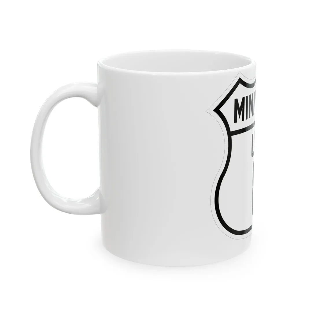US 8 Minnesota 1926 (Minnesota) (Road Sign) White Coffee Mug - Go Mug Yourself