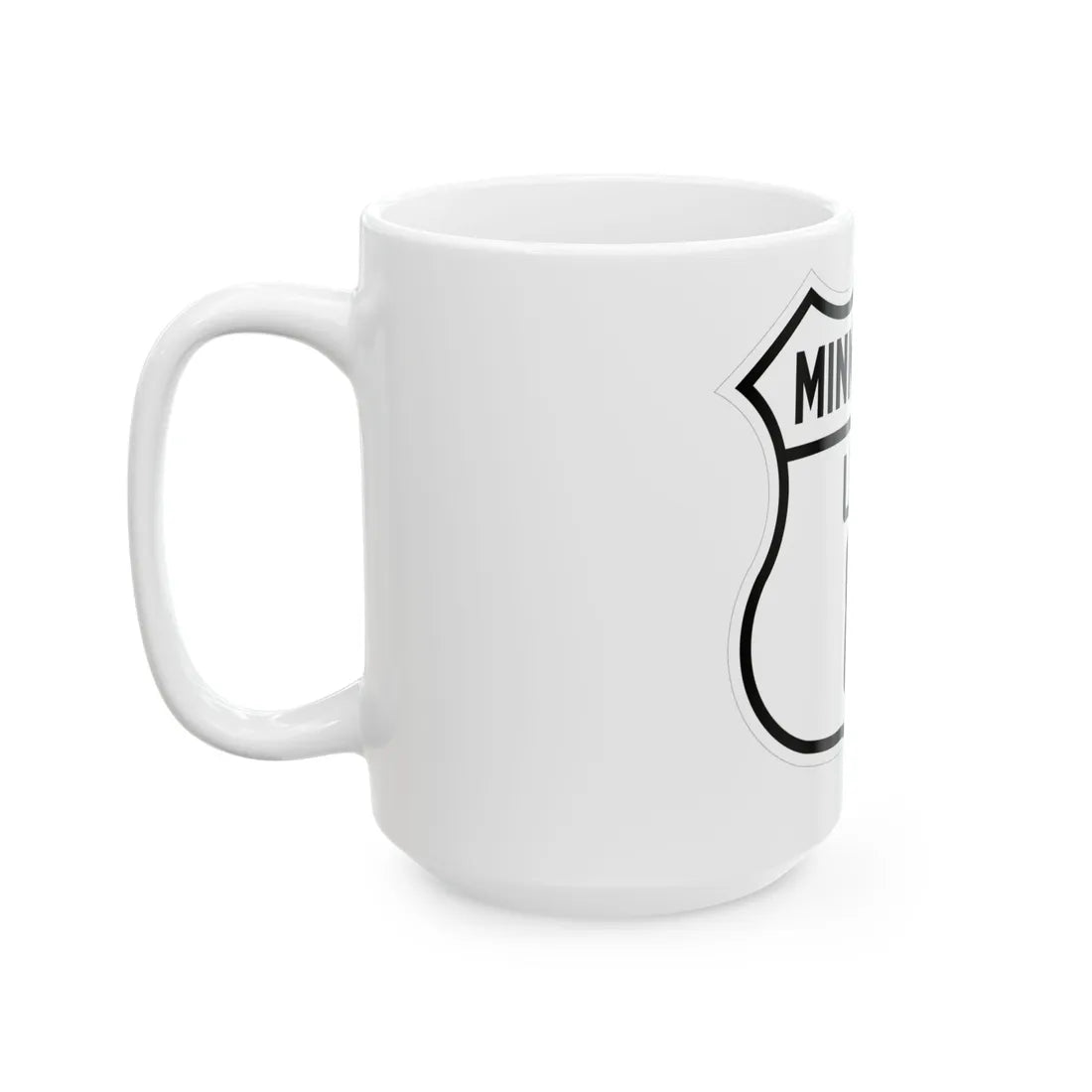 US 8 Minnesota 1926 (Minnesota) (Road Sign) White Coffee Mug - Go Mug Yourself