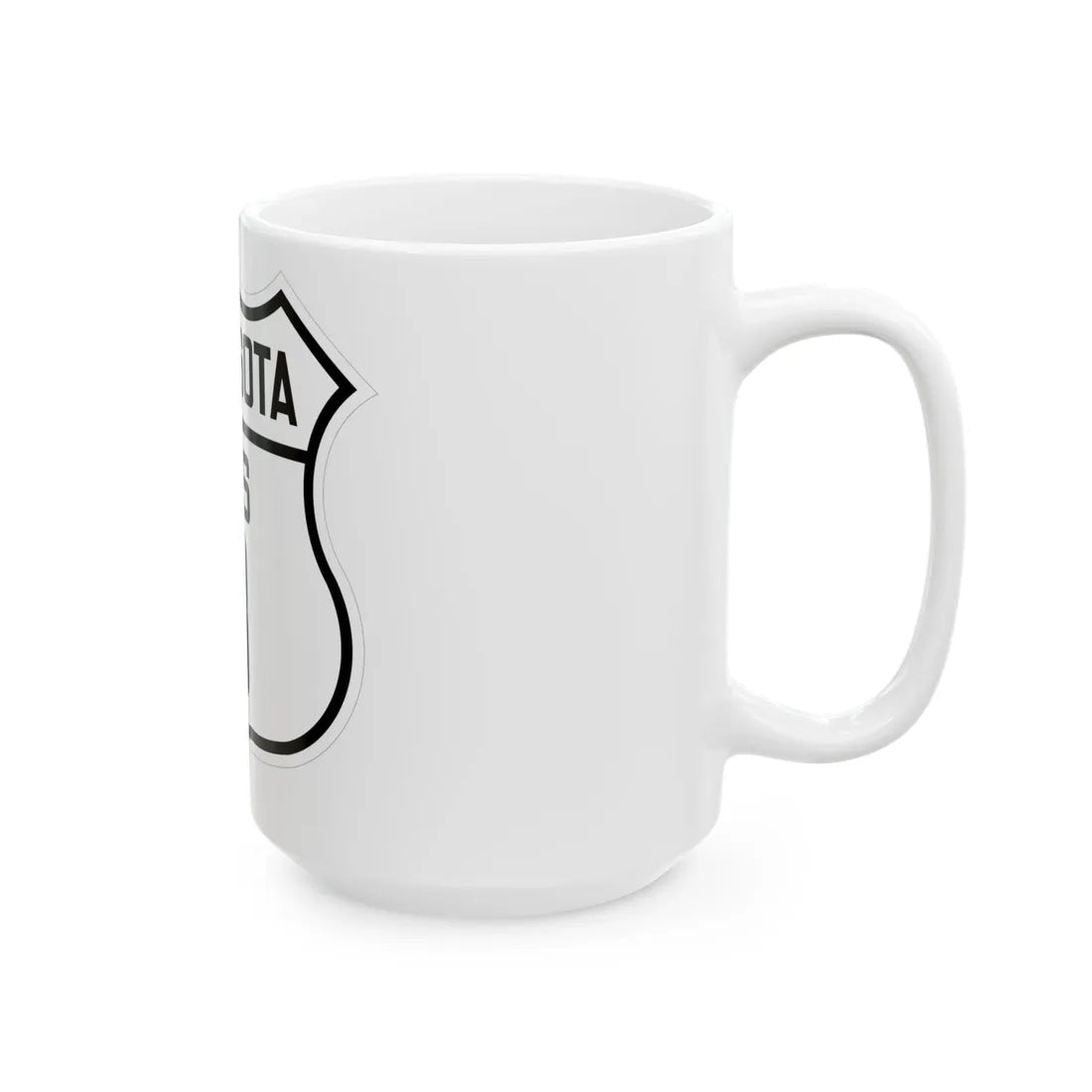 US 8 Minnesota 1926 (Minnesota) (Road Sign) White Coffee Mug - Go Mug Yourself